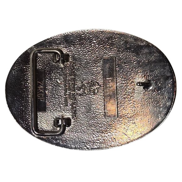 Beef Empire Days Belt Buckle 1983 Director 24k Gold Plated Garden City Kansas - Picture 2 of 16